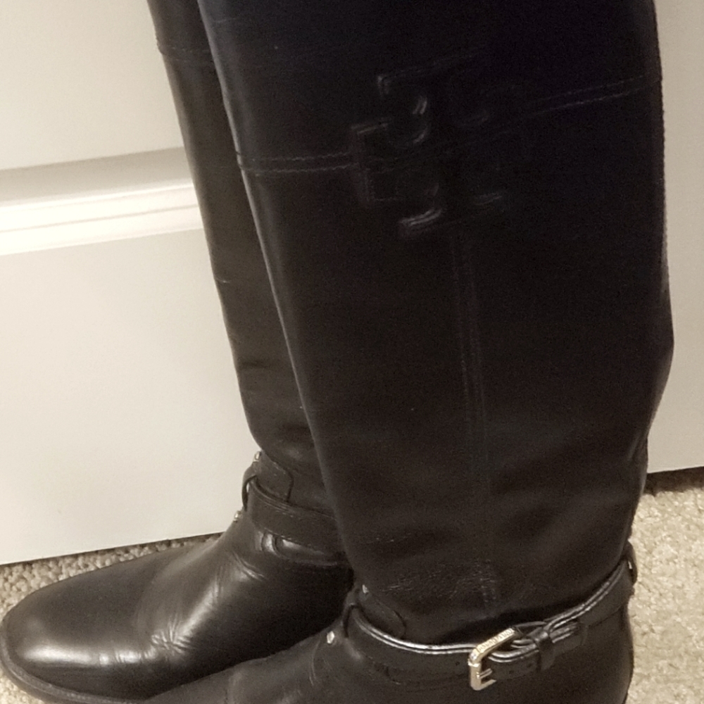 SOLD Black Tory Burch Boots 7.5